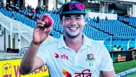 টেস্টে প্রথমবার তাসকিনের ৫ উইকেট, উইন্ডিজ ১৫২ অলআউট