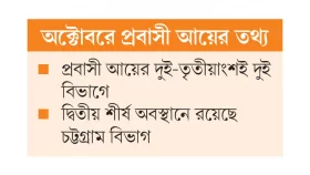 ঢাকায় প্রবাসী আয় ১১৩ কোটি ডলার, রংপুরে ৪ কোটি