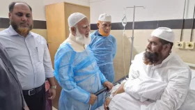 মামুনুল হককে দেখতে হাসপাতালে জামায়াত আমির