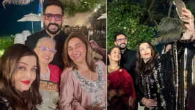 বিচ্ছেদের গুঞ্জনের মাঝেই ক্যামেরাবন্দি ঐশ্বরিয়া ও অভিষেক