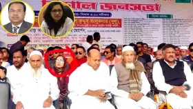 বিএনপির মঞ্চে পলকের শ্যালিকা, চাচাশ্বশুরকে শোকজ
