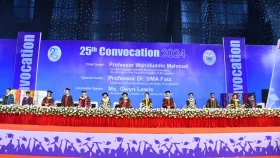 এনএসইউর ২৫তম সমাবর্তনে ডিগ্রি পেলেন ৮ হাজারের বেশি গ্র্যাজুয়েট