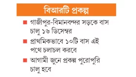 শেষ হয়নি কাজ চালু হচ্ছে বাস