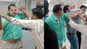 অতিরিক্ত টাকা কাটায় ব্যাংক ম্যানেজারকে পেটালেন গ্রাহক!