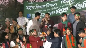 শেখ হাসিনার বিচারের আগে দেশে কোনো নির্বাচন হবে না