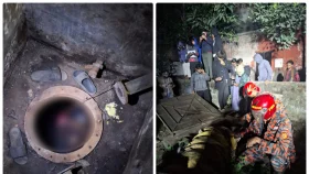 যুবলীগ&nbsp;নেতার ফিলিং স্টেশনের ট্যাংকে মিলল শিশুর লাশ