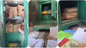 লোহার গেটের তালা ভেঙে দলিল লেখক কার্যালয়ে ডাকাতি