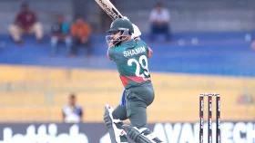 ৫৬ ডট খেলা বাংলাদেশের রান ৭ উইকেটে ১৩০