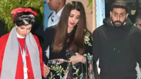 এবার অভিষেকের হাত ধরে মেয়ের স্কুলে ঐশ্বরিয়া