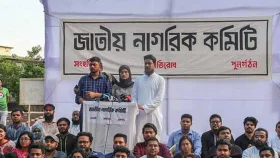 শিক্ষার্থীদের রাজনৈতিক দলের নাম নিয়ে এখনও আলোচনা হয়নি