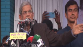 শেখ হাসিনা ভারত থেকে ষড়যন্ত্র করছে: মির্জা ফখরুল