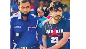 নারীর লাশ পোড়াচ্ছিলেন যুবলীগ নেতার ছেলে