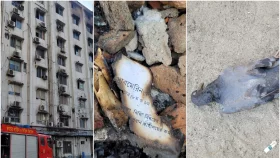 সব পুড়ে ছাই, ছবিতে সচিবালয়ে