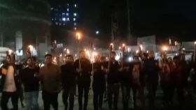 জবিতে ছাত্রদলের পদবঞ্চিতদের মশাল মিছিল&nbsp;
