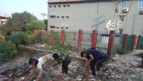 পরিস্কার হলো মুক্তিযোদ্ধা স্মৃতিস্তম্ভ