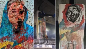 গভীর রাতে শেখ হাসিনার গ্রাফিতি মোছার চেষ্টা, ফের আঁকলেন শিক্ষার্থীরা