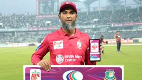 হাসাপাতালে ভর্তি সন্তানকে ম্যাচসেরার পুরস্কার উৎসর্গ করলেন রিয়াদ
