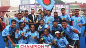 বিজয় দিবস হকির শিরোপা জিতল বিমান বাহিনী