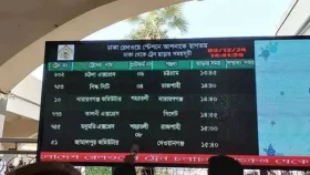 কমলাপুর রেলস্টেশনের ডিসপ্লেতে হঠাৎ পর্নোগ্রাফি, ভাঙা হলো ইট ছুড়ে