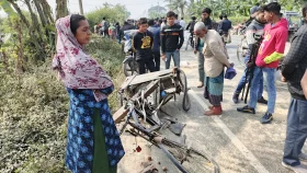 সাতক্ষীরার বাসচাপায় বৃদ্ধ ভ্যানচালক নিহত