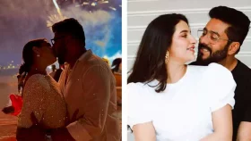 ঠোঁটে ঠোঁট রেখে নতুন বছরকে স্বাগত রাজ-শুভশ্রীর&nbsp;