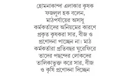 হোমনায় কৃষি প্রণোদনা বিতরণে অনিয়ম