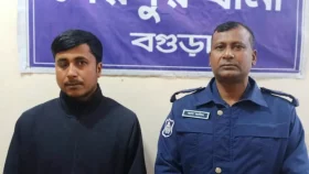 বগুড়ায় ছাত্রলীগ নেতা গ্রেপ্তার