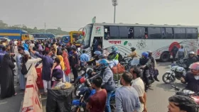 ঢাকা-মাওয়া এক্সপ্রেসওয়ে ব্লকেড বৈষম্যবিরোধী ছাত্র আন্দোলনের