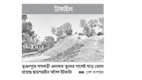 স্কুল-ক্লিনিকের পাশে অবৈধ ইটভাটা, স্বাস্থ্যঝুঁকি