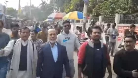 যশোরে আ. লীগের ১৭ সেকেন্ডের মিছিল