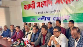 ঘোষণাপত্রে ১৬ বছরের আন্দোলন-সংগ্রামের স্বীকৃতি চায় ১২ দল