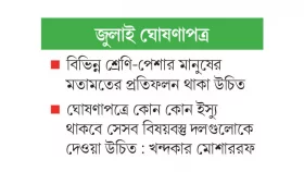 বড় পরিসরে সংলাপ চায় দলগুলো