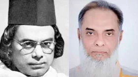 বাথরুমে সিগারেট ধরাতে গিয়ে বিস্ফোরণে দগ্ধ হন কবি নজরুলের নাতি