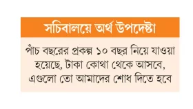 ২৫ হাজার কোটির প্রকল্পে খরচ হয়েছে দ্বিগুণের বেশি