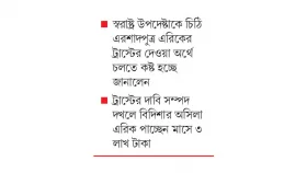 এরশাদের সম্পদ নিয়ে আবার মুখোমুখি বিদিশা-ট্রাস্ট