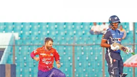 অজেয় রংপুরকে মাটিতে নামাল রাজশাহী