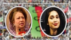 দাদিকে কাছে পেয়ে আনন্দে আত্মহারা জাইমা রহমান