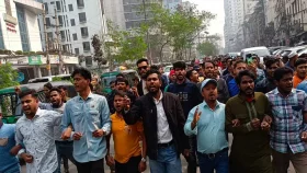নিয়ম ভেঙে কর্মীসভার আয়োজন, পল্টন থানা স্বেচ্ছাসেবক দলের বিক্ষোভ