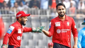 ৭ রানে ৫ শিকার ধরে সিলেটকে ১১৬ রানে গুটিয়ে দিলেন ফাহিম