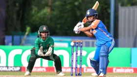 ৪৩ বলে লক্ষ্য ছুঁলো ভারত, বিশ্বকাপ শেষ বাংলাদেশের