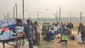 প্রস্তুত ইজতেমার মাঠ, আসতে শুরু করেছেন মুসল্লিরা