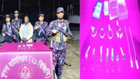 শার্শা সীমান্তে ১০ কোটি টাকার ডায়মন্ড জব্দ