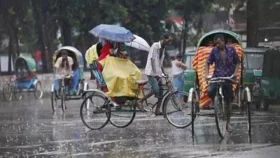 আজ ঢাকাসহ যেসব অঞ্চলে বৃষ্টি হতে পারে