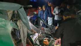 রাজশাহীতে বাস ও অটোরিকশার সংঘর্ষে ২ জনের মৃত্যু