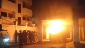 নাটোরে সাবেক এমপি শিমুলের বাড়িতে ভাঙচুর-অগ্নিসংযোগ