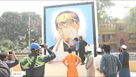 ব্রাহ্মণবাড়িয়ায় শেখ মুজিবুর রহমানের ভাস্কর্য ভাঙচুর