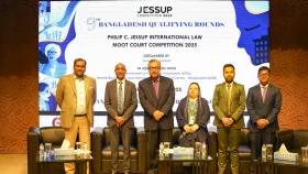 এআইইউবিতে ফিলিপ সি. জেসাপ ইন্টারন্যাশনাল ল মুট কোর্ট প্রতিযোগিতার উদ্বোধন