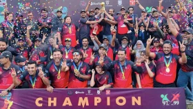 ব্রাহ্মণবাড়িয়াকে হারিয়ে খুলনা টাইগার্সের হ্যাটট্রিক শিরোপা