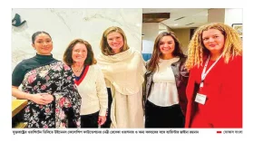 যুক্তরাষ্ট্রে রেবেকা ওয়াগনারের সঙ্গে জাইমার বৈঠক