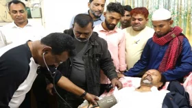 সিরাজগঞ্জে সংঘর্ষ থামাতে গিয়ে বিএনপি নেতা আহত
